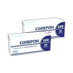 СОЛЕРОН 200 таблетки по 200 мг №30 (10х3)