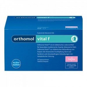 Ортомол Orthomol Vital F Grapefruit (гранулы) для женщин (30 дней)