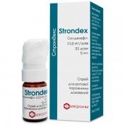 Строндекс спрей д/рот. порож., доз. 12.5 мг/дозу по 5 мл (32 дози) у флак. МЕДІКАРД