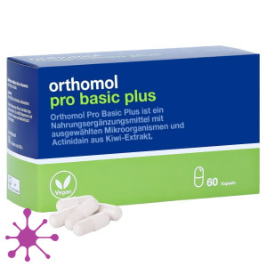 Ортомол Orthomol Pro Basic Plus - оптимізація травлення та роботи кишечника