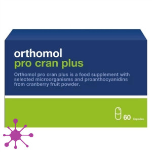 Ортомол Orthomol Pro Cran Plus - профілактика та захист сечовивідних шляхів