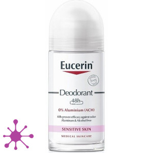 Eucerin Дезодорант кульковий 48h без алюмінію для чутливої шкіри