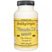 Healthy Origins, Витамин D3 5000МЕ